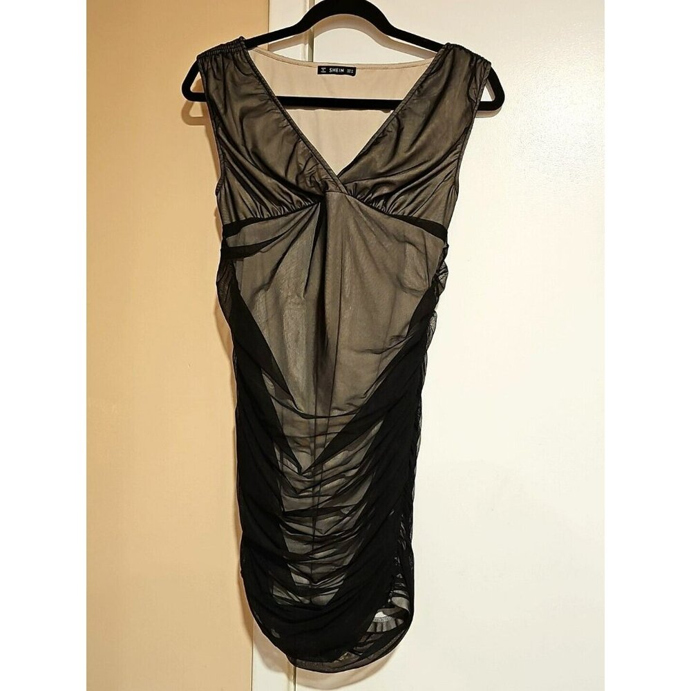 Elena Gilbert Bella Swan Ruched Dress Black Medium Sexy Stretch Dark Romantic